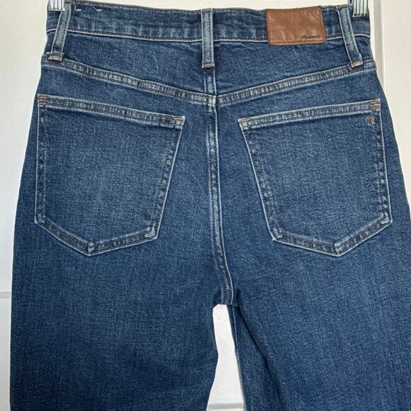 Madewell The Perfect Vintage Crop Jean Medium Wash Women's Sz 27” Raw Hem - Picture 7 of 12